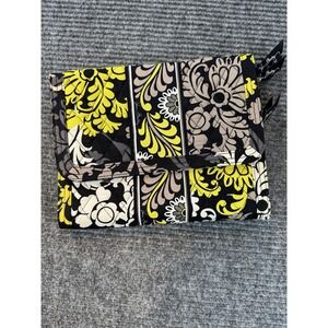 VERA BRADLEY Travel Jewelry‎ Case Folio Book Travel Dogwood - Clear Zip Pockets